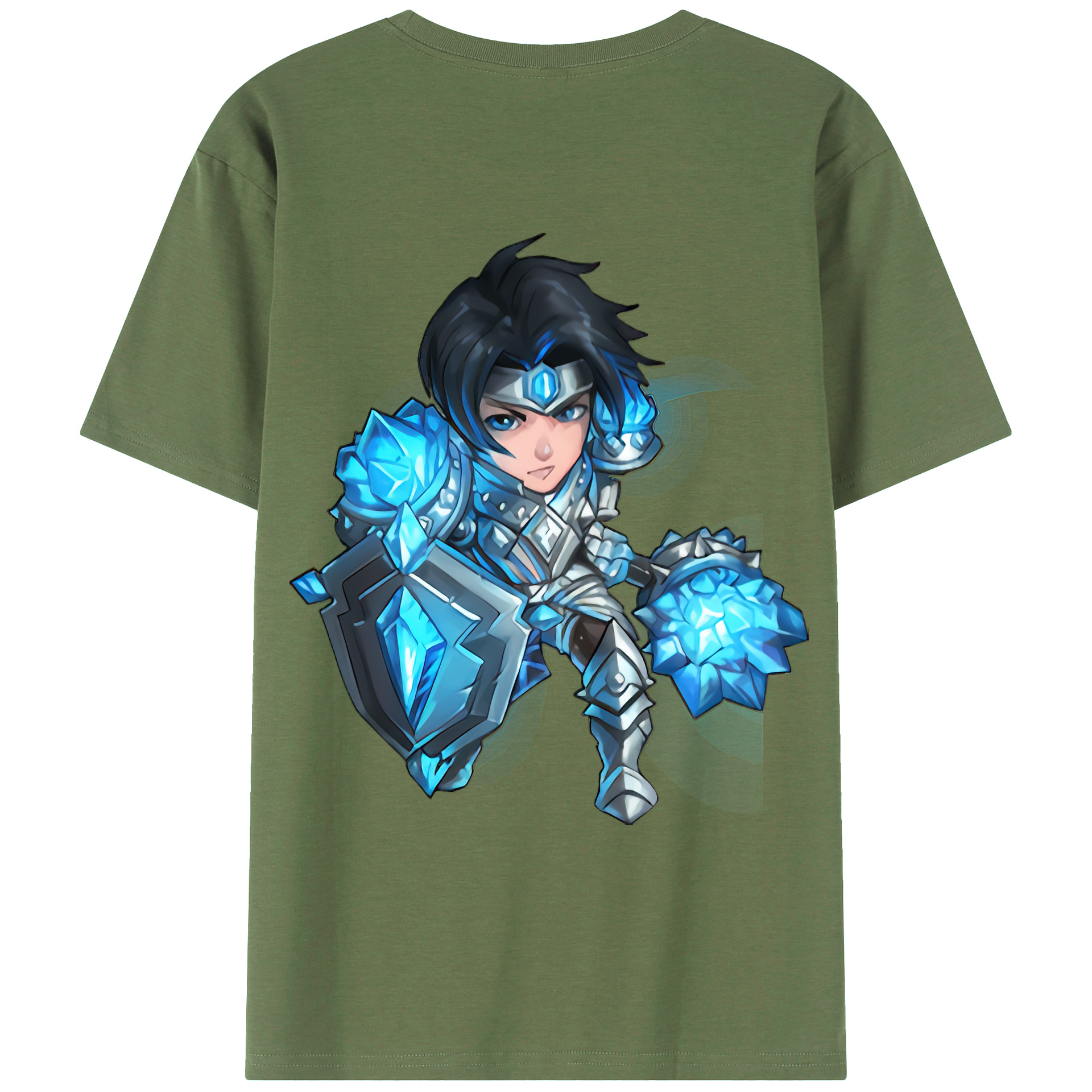 （画像用） リーグ・オブ・レジェンド League of Legends LOL 綿100％ メンズ半袖Tシャツ（バックプリント） 通気性